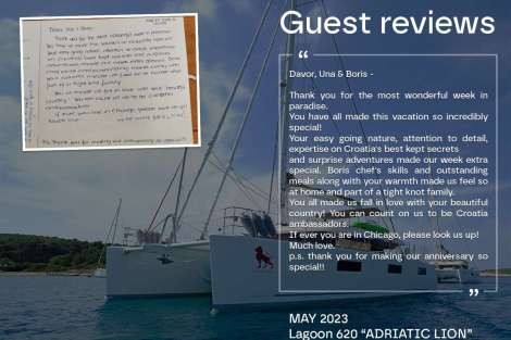 Review img # 13 of the yacht ADRIATIC LION (Lagoon 620)