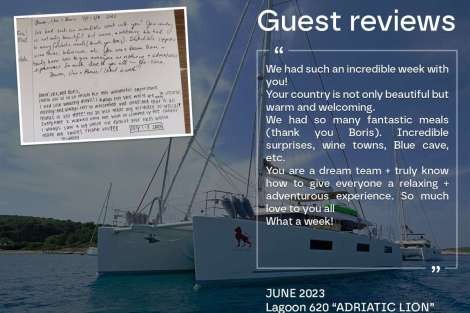Review img # 15 of the yacht ADRIATIC LION (Lagoon 620)