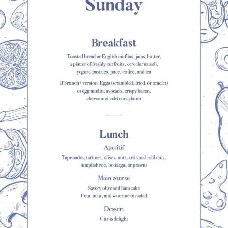 Food onboard Armonee # 8