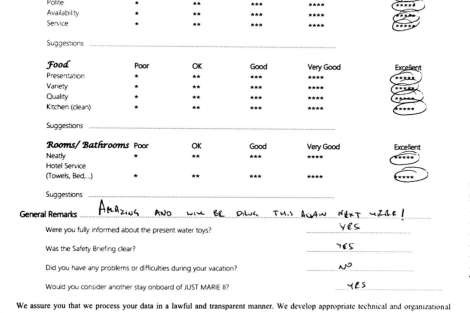 Review img # 28 of the yacht Just Marie 2